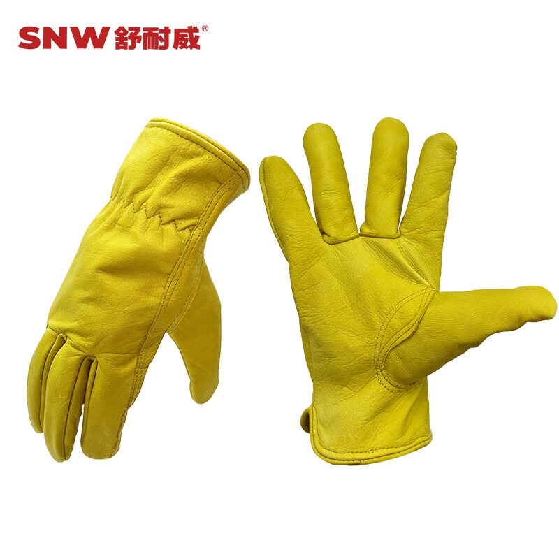 重庆SNWFH/舒耐威 全皮防水健康布衬里劳工作业手套 SNW2220
